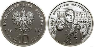 Polska 10 złotych 1996 MW "200-lecie powstania Mazurka Dąbrowskiego" na aukcji WCN - 7 sierpnia 2025