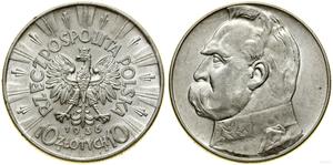 Polska 10 złotych 1936 "Józef Piłsudski" na aukcji WCN - 14 sierpnia 2025