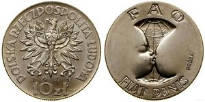 Polska 10 złotych 1971 MW JMN "FAO" (Próba) na aukcji WCN - 14 sierpnia 2025