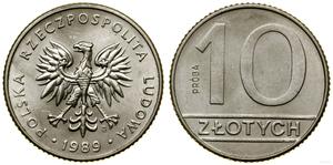 Polska 10 złotych 1989 MW (Próba) na aukcji WCN - 21 sierpnia 2025