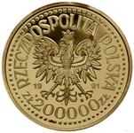 Polska 200000 złotych 1991 MW ET "Jan Paweł II" (Próba) na aukcji WCN - 14 listopada 2020