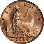 Großbritannien 1 Farthing 1886 auf der Auktion Stack's - 24. August 2023