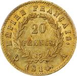Франция 20 франков 1814 A на аукционе Stack's - 13 марта 2025