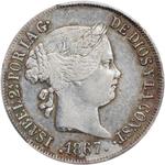 Philippinen 10 Centavos 1867 auf der Auktion Stack's - 13. April 2025