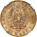 Niemcy 10 marek 1875 H "Hesja" na aukcji Stack's - 15 maja 2025