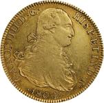 México 8 escudos 1804 Mo TH en subasta Stack's - 17 de mayo de 2025