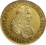 México 8 escudos 1759 Mo MM en subasta Stack's - 27 de agosto de 2025