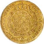 México 4 escudos 1779 Mo FF en subasta Stack's - 27 de agosto de 2025
