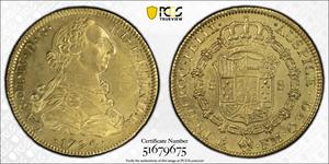 México 8 escudos 1790 Mo FM en subasta Stack's - 27 de agosto de 2025