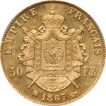 Франция 50 франков 1867 BB на аукционе Stack's - 29 августа 2025