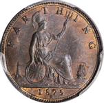 Großbritannien 1 Farthing 1875 H auf der Auktion Stack's - 23. Oktober 2019
